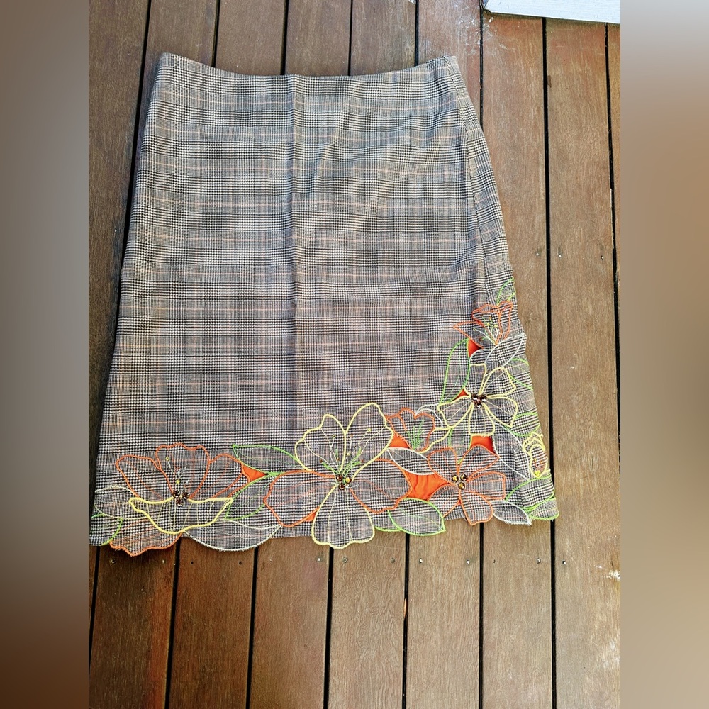 Ruth wool skirt from Newbury Street boutique
